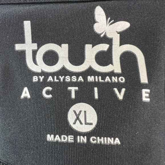 Touch Alyssa Milano New York Knicks Basketball Jersey Black Mesh Gold Sz XL NEW - Picture 10 of 13